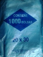 Ref: 03102 - bolsa BLOC OPACA de 20x30+3 - pack de 1000 uds.