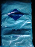 Ref: 03107 - bolsa BLOC OPACA de 30x40+3 - pack de 1000 uds.