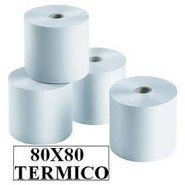Ref: 16212 Pack  Rollo papel termico de 80x80 80 mts ( 8 rollos)
