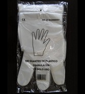 Ref: G27013 Paquete guante de politheno tte "transparente" (100 uds)